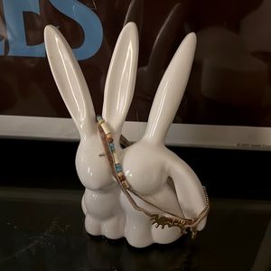 Love bunnies jewelry /ring holder